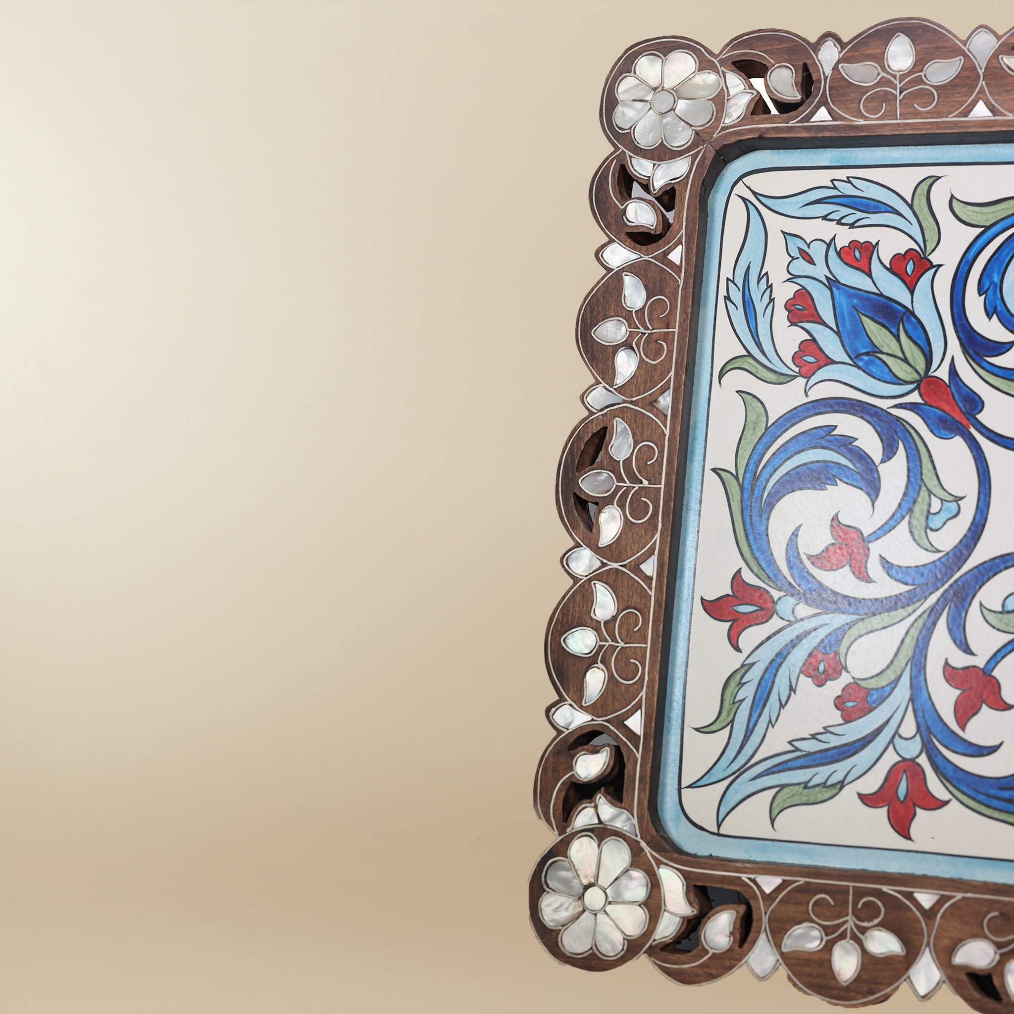 Tray of Damascene Bloom