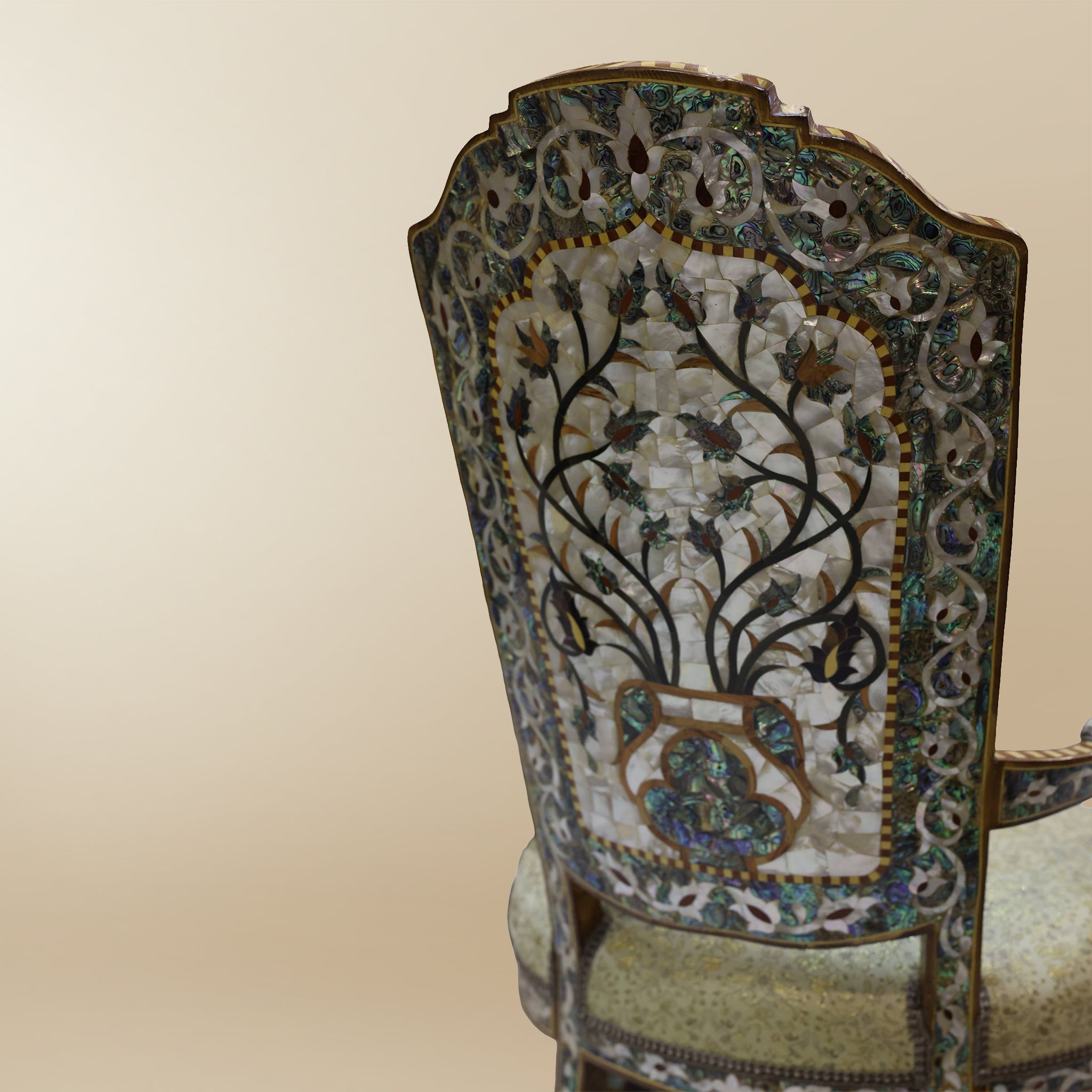 Damascene Royals Set – Mother-of-Pearl & Abalone Inlay on Walnut