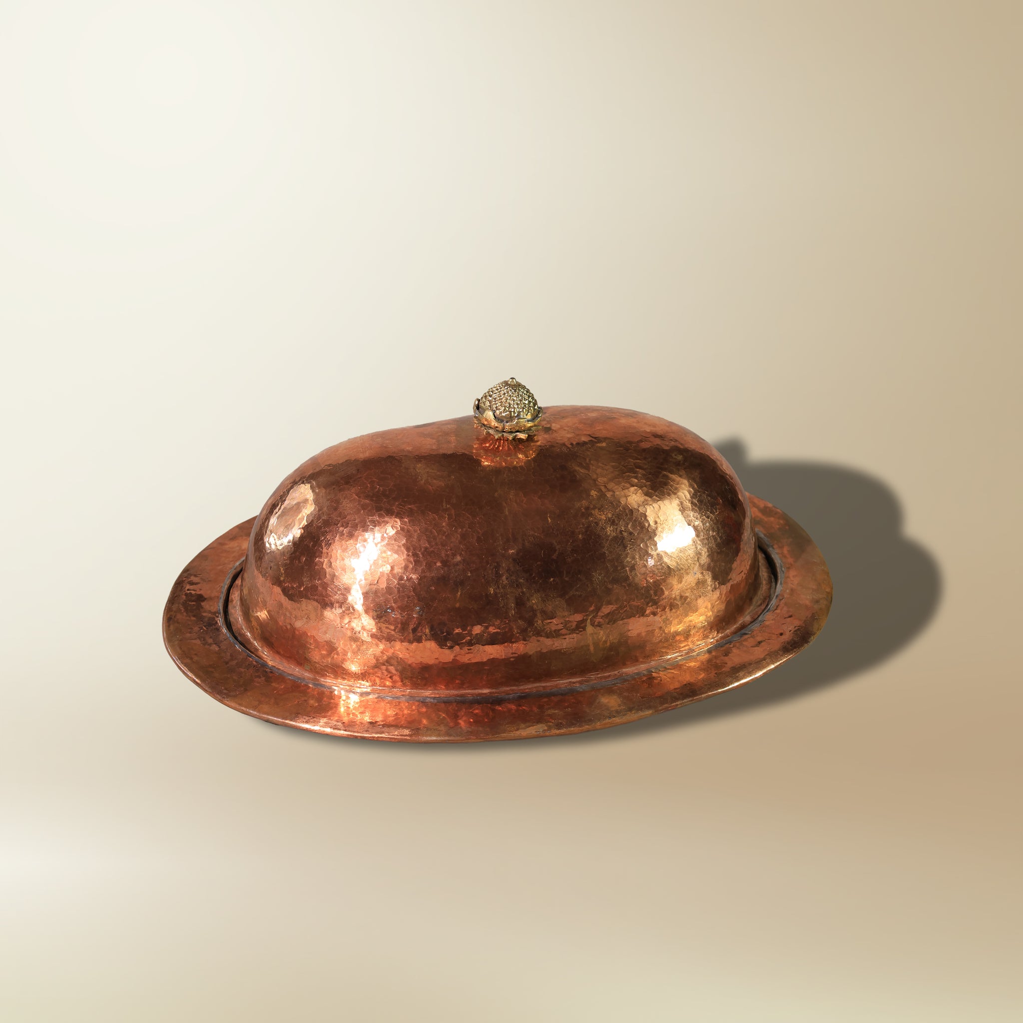 قبة زيافت – طبق تقديم نحاسي عثماني