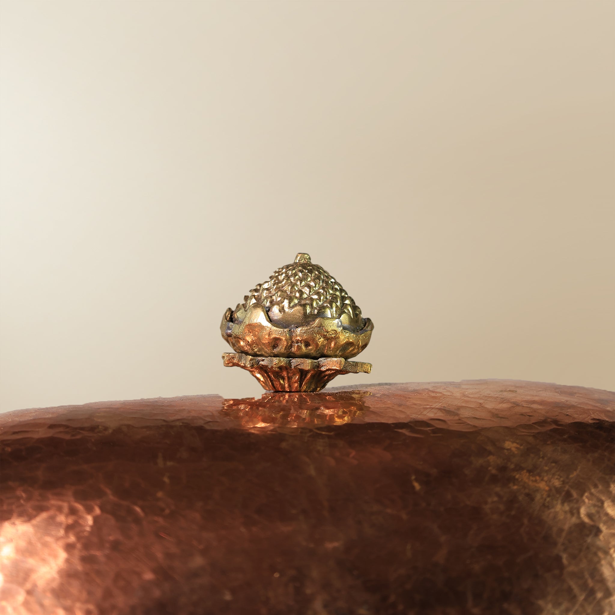 قبة زيافت – طبق تقديم نحاسي عثماني