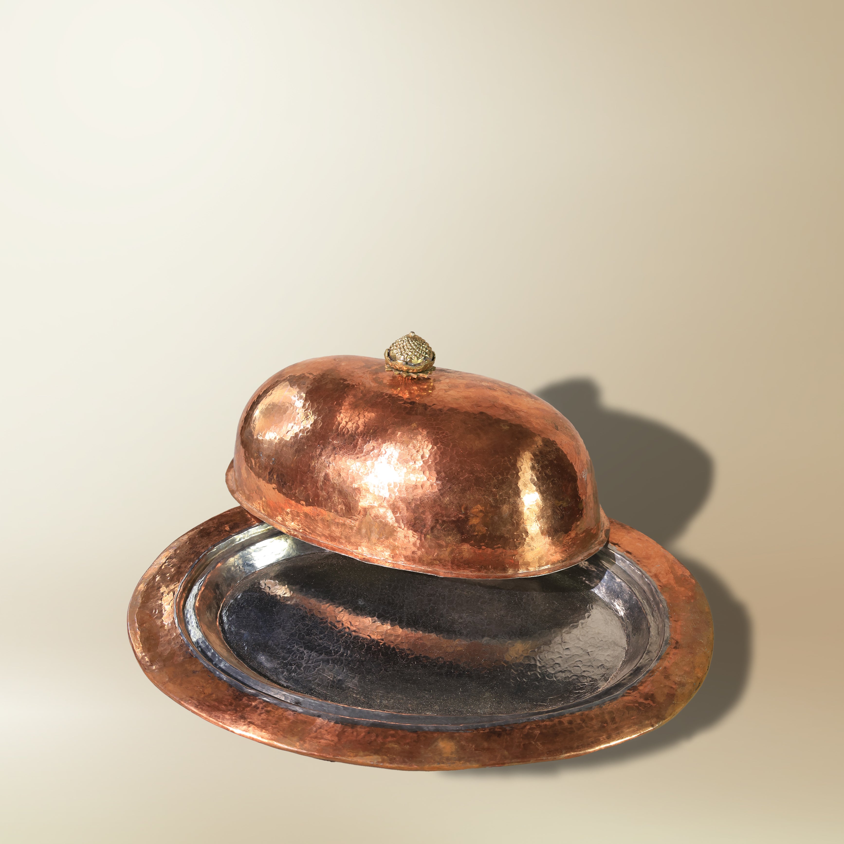 قبة زيافت – طبق تقديم نحاسي عثماني