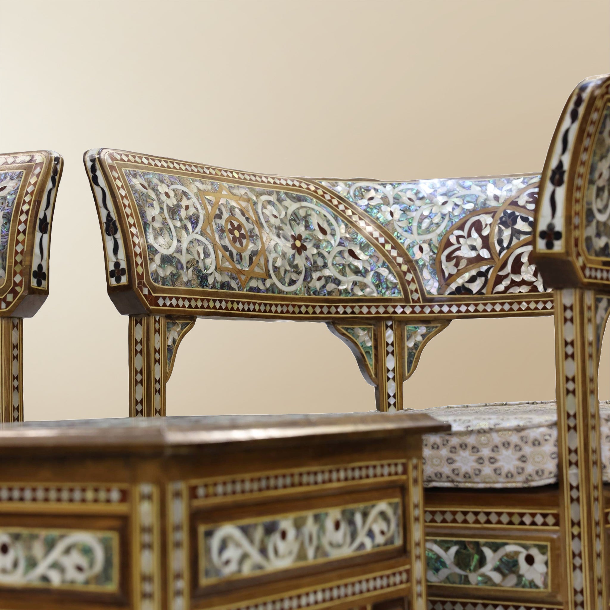 Damascus Majlis Inlay Set