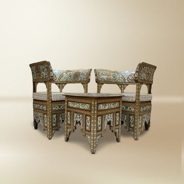Damascus Majlis Inlay Set