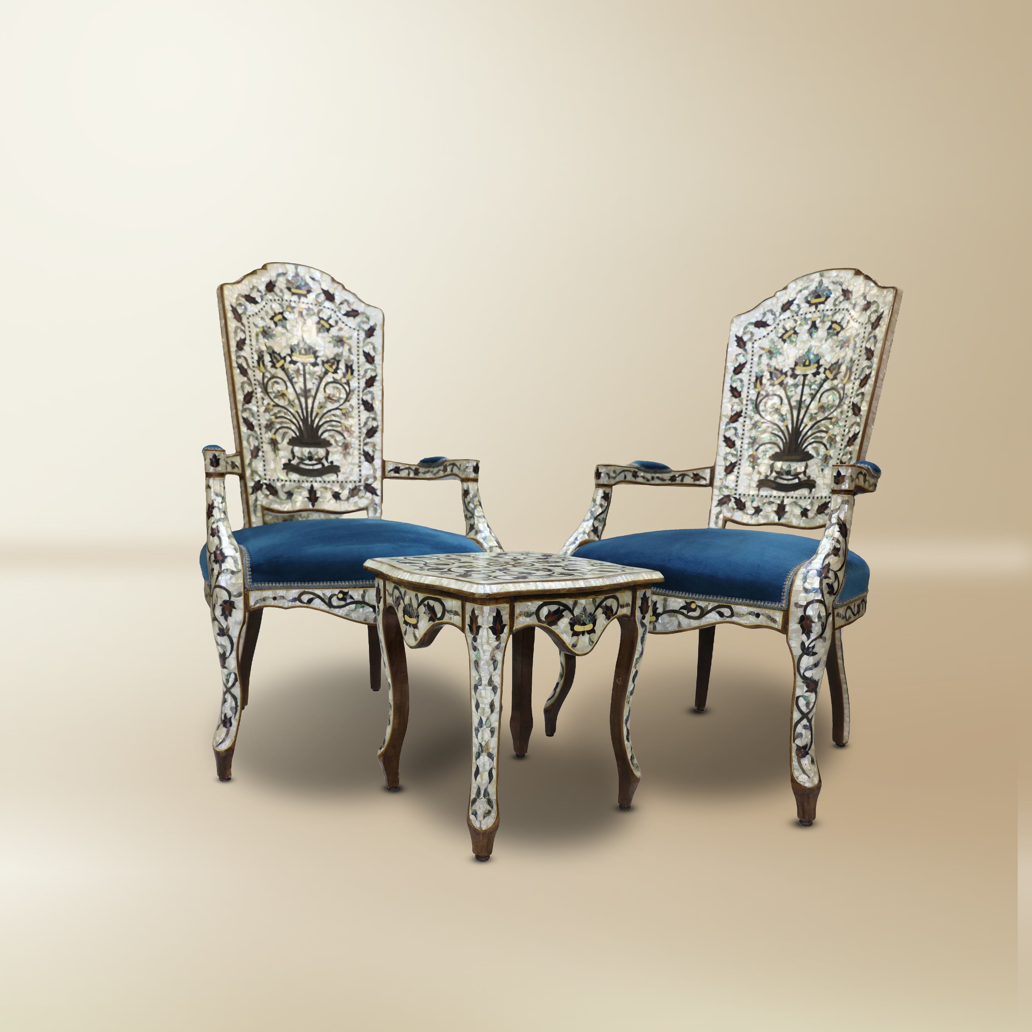 Damascus Inlay Lounge Set