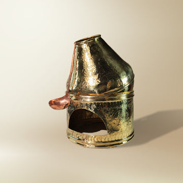 وعاء فول النحاسي التراثي